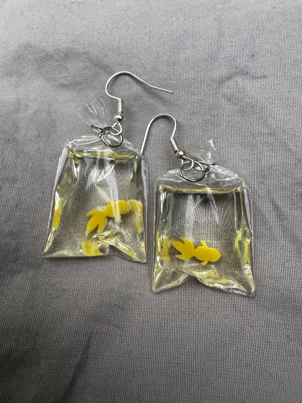 Resin Goldfish Earrings